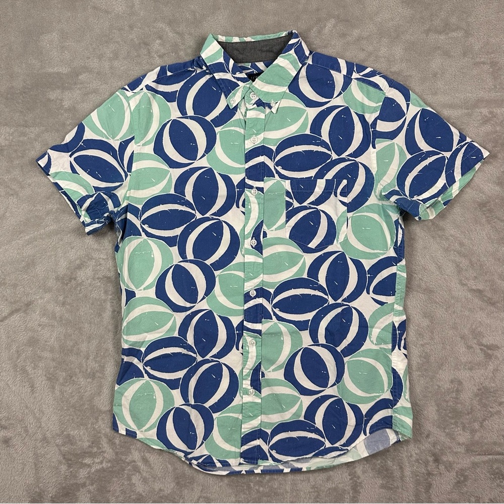 Y2K J.Crew Beach Ball Print Shirt | Men’s‎ M